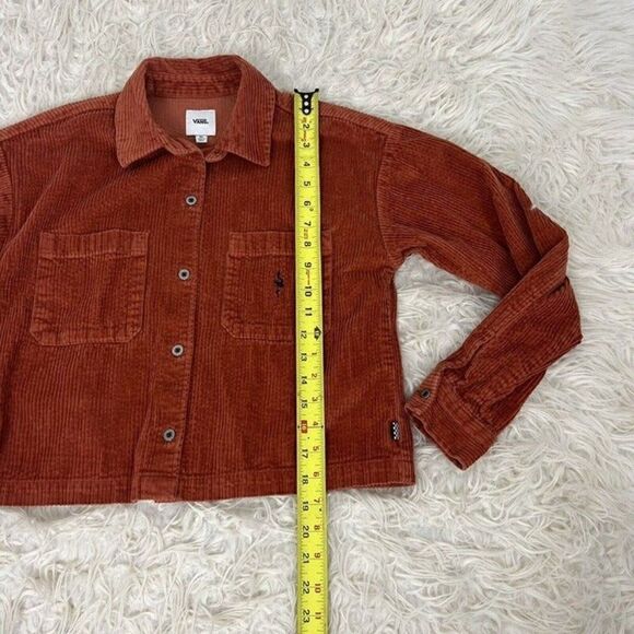 Vans Surf Supply Ainara Cord Woven Lifestyle Shirt Women's XS Picante Jacket - Picture 7 of 11